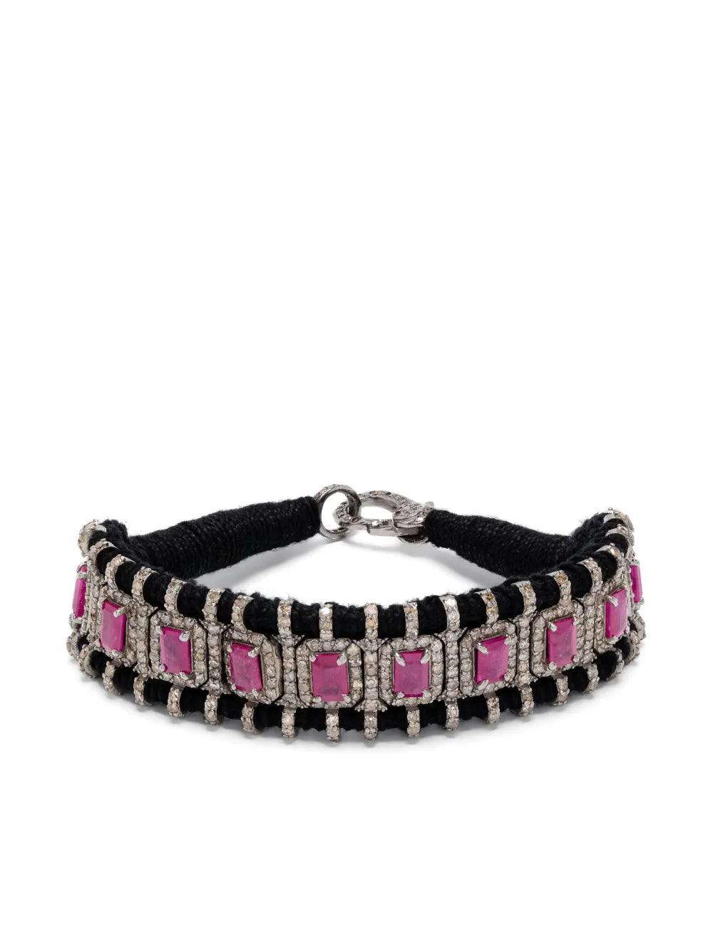 JIA JIA ruby and diamond statement bracelet