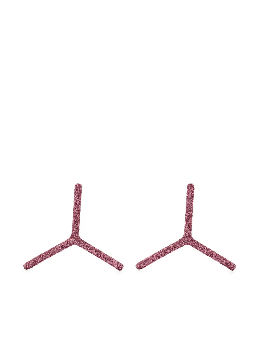 Y/Project Y glitter detail stud earrings