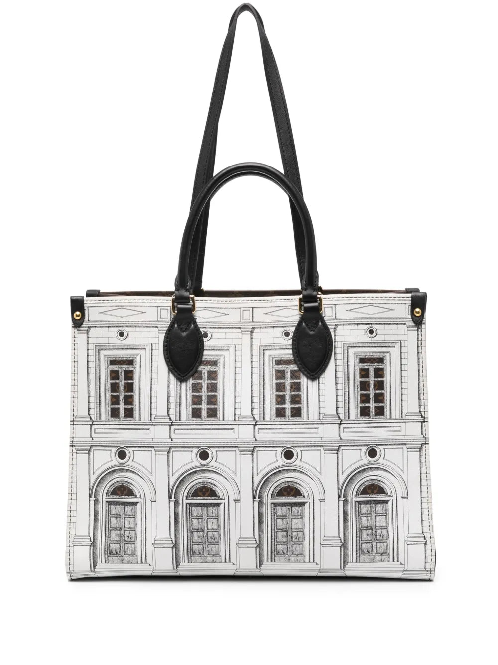 Louis Vuitton x Fornasetti 2021 OnTheGo Architettura MM tote bag