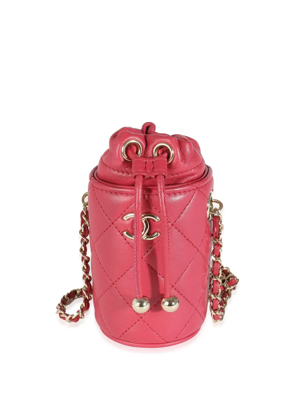 CHANEL 2021 Interlocking CC bucket bag
