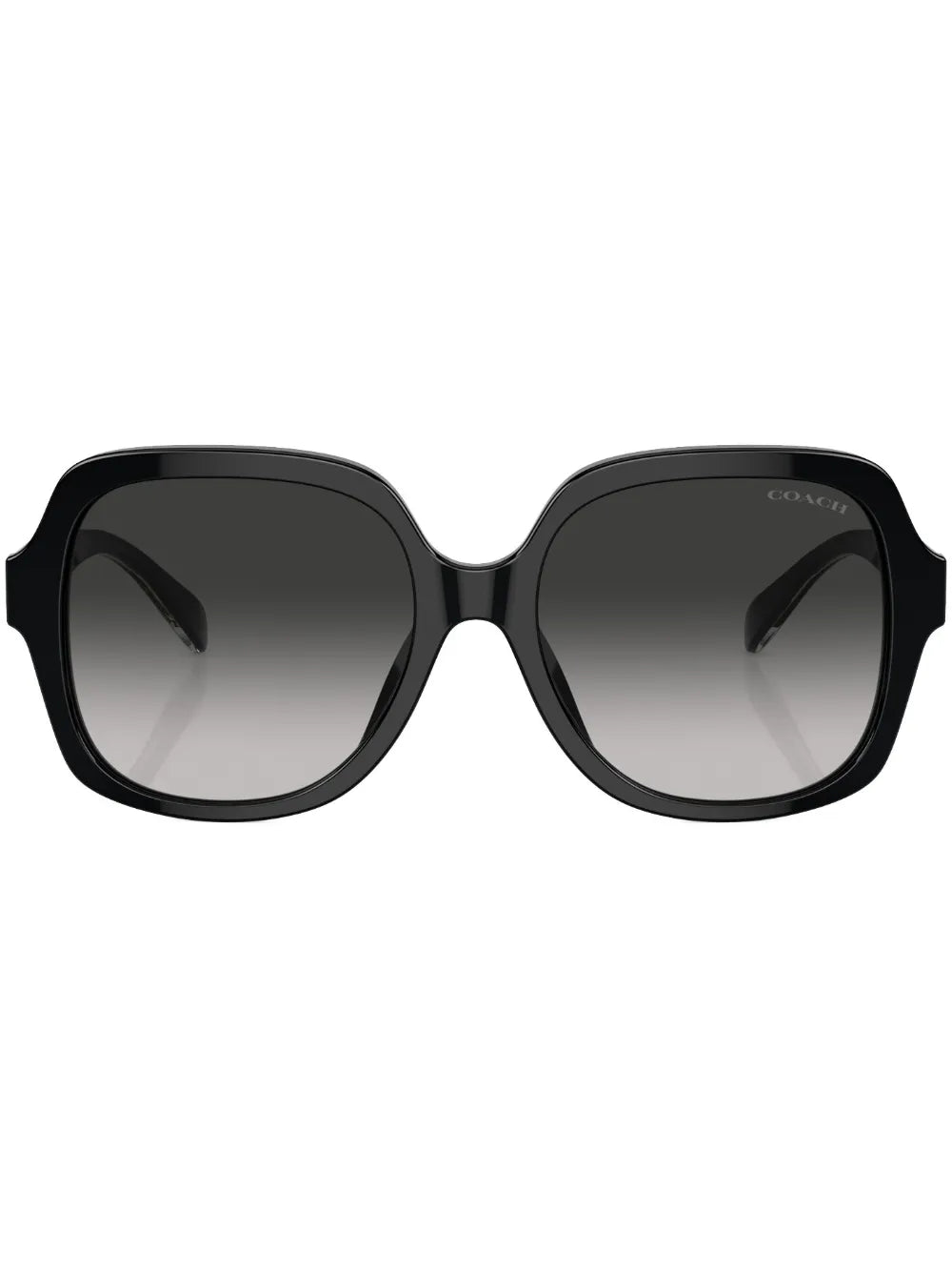 Coach logo plaque oversize frame sunglasses