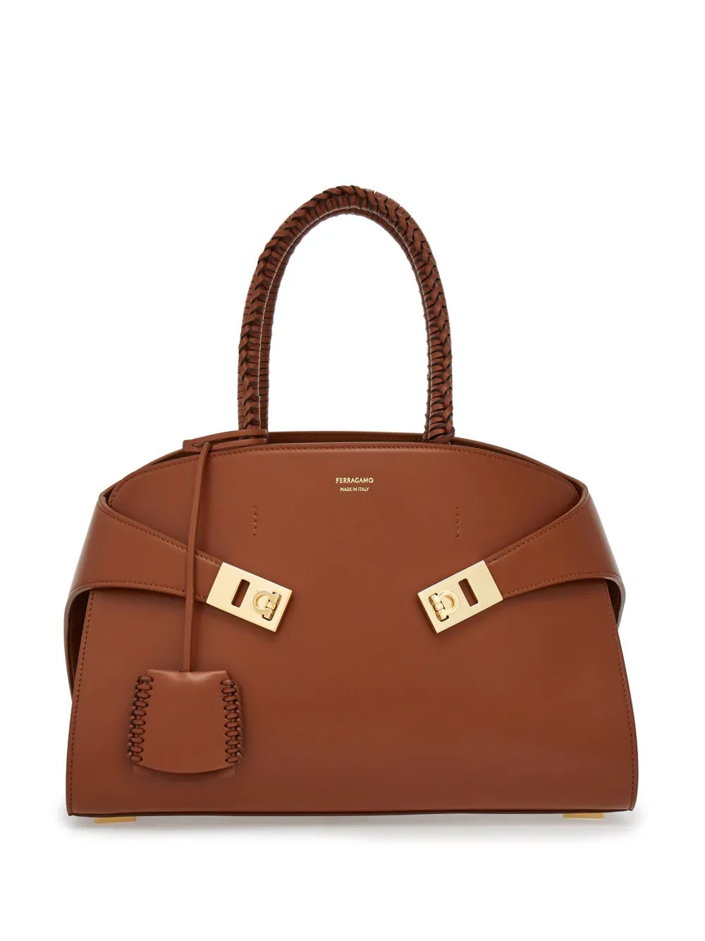Ferragamo small The Hug leather tote bag