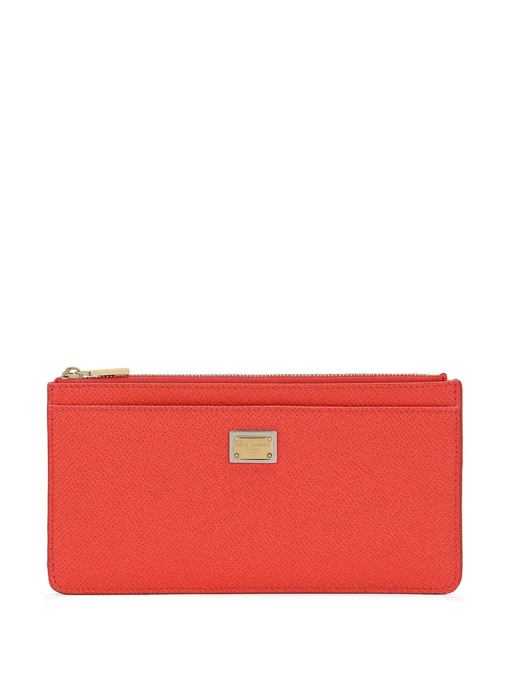 Dolce & Gabbana logo plaque leather card holder