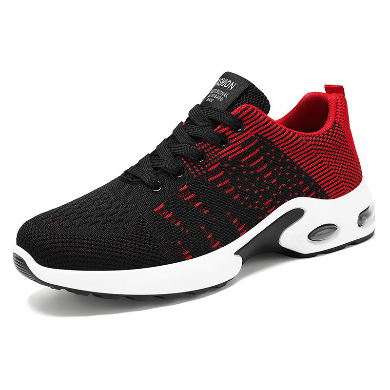 Men's Flyknit Mesh Breathable Casual Soft Sole Sneakers