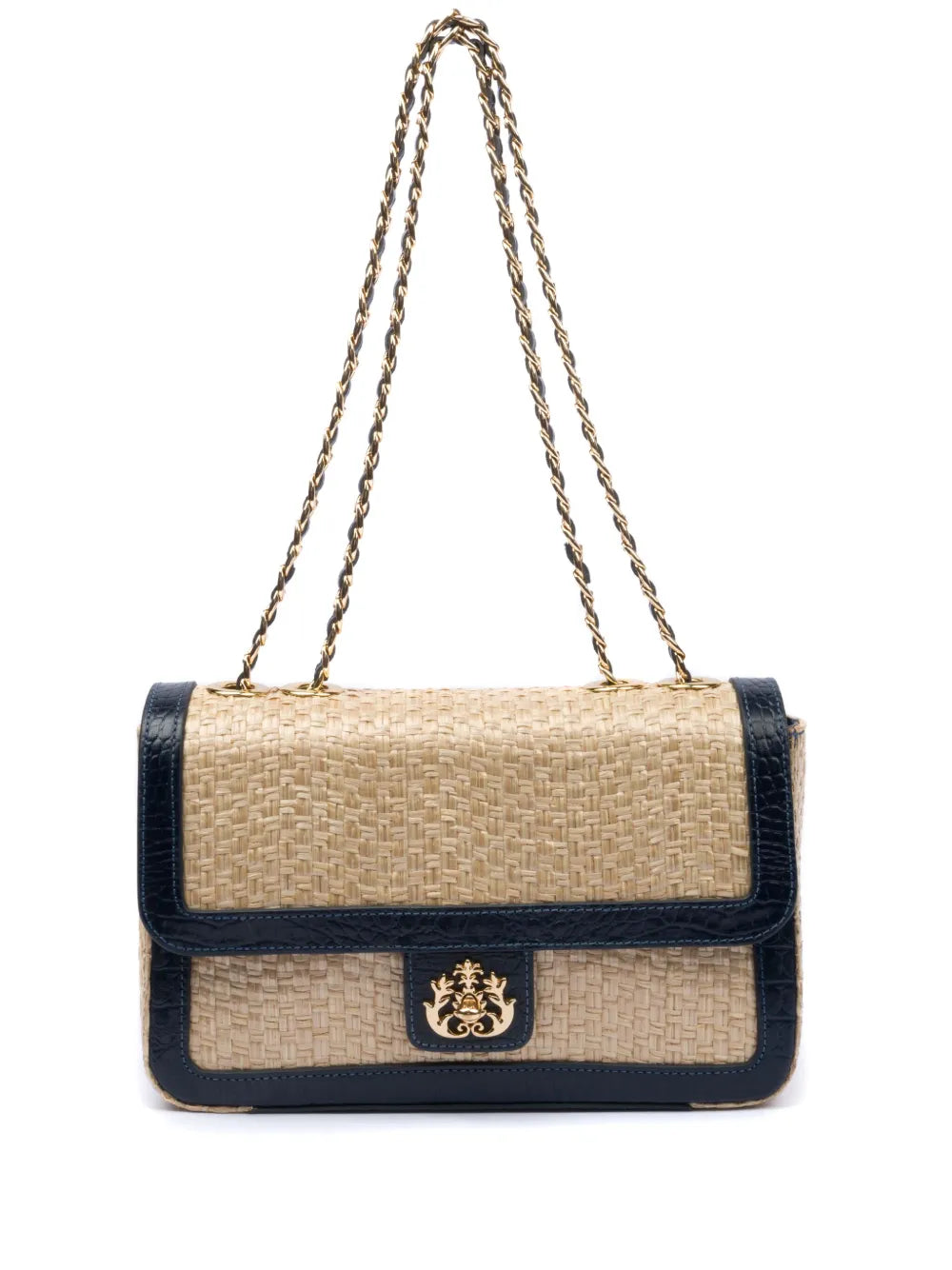 Isla logo plaque shoulder bag