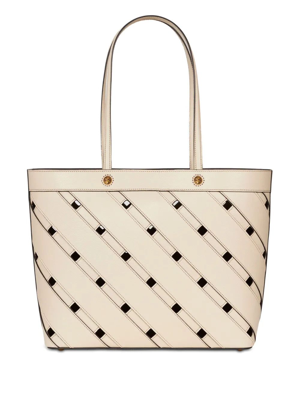 ETRO medium woven leather bag