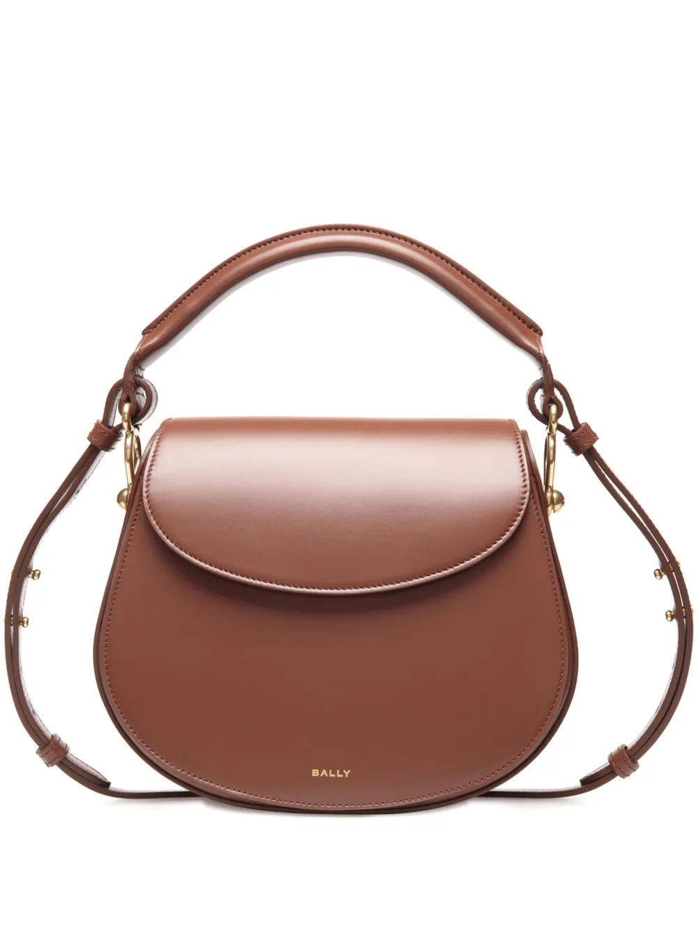 Bally flap two way shoulder bag