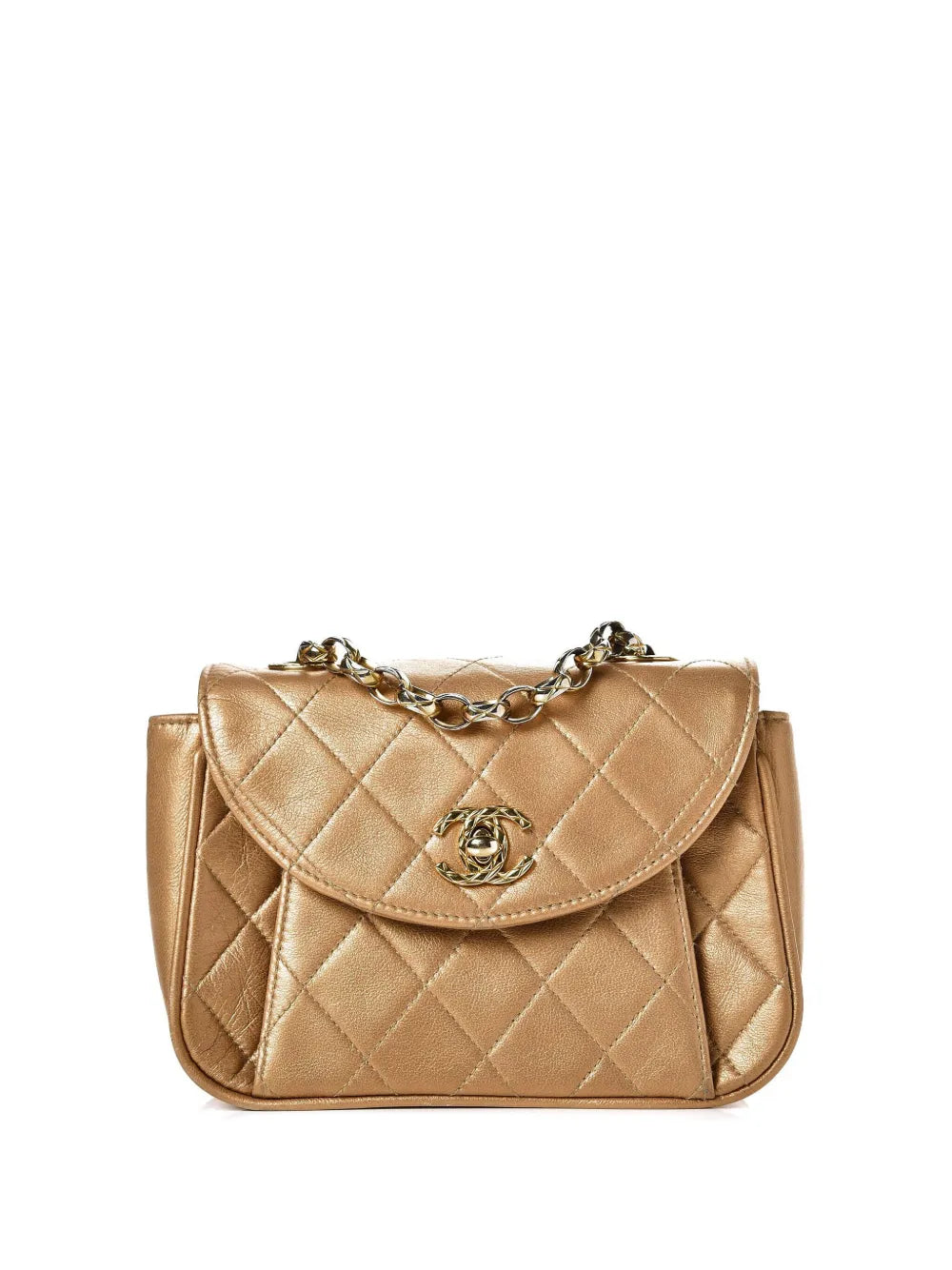 CHANEL 1991 1994 CC diamond quilted crossbody bag
