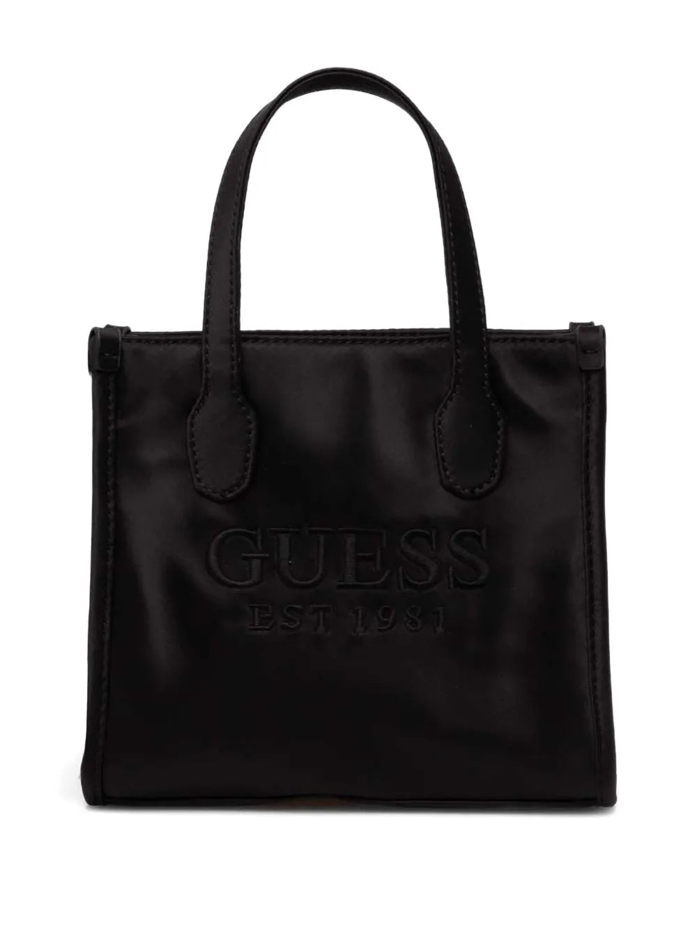 GUESS USA logo embroidered tote bag