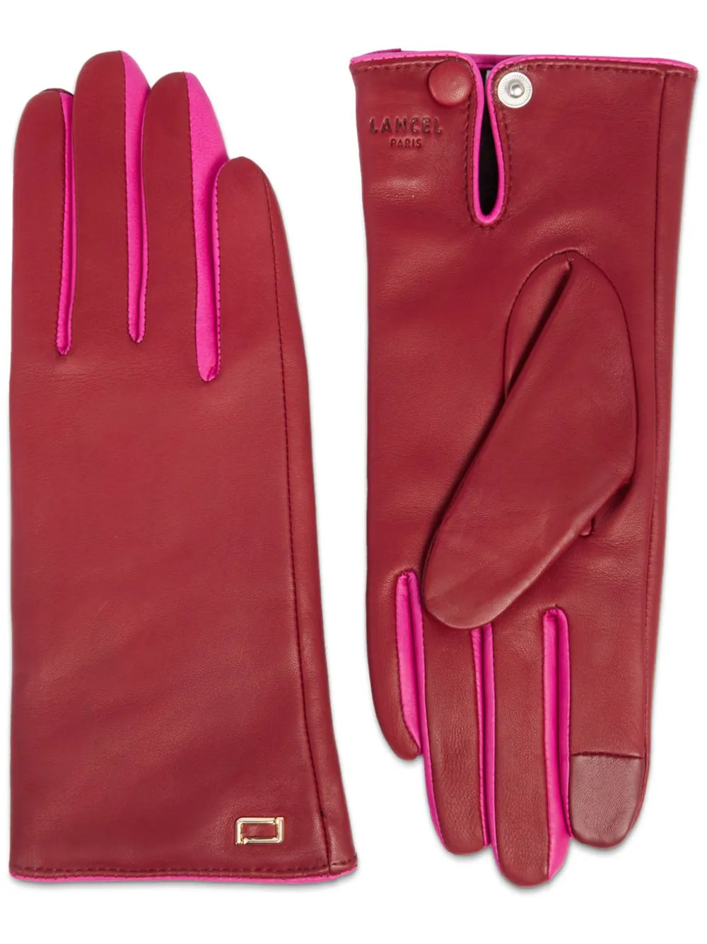 Lancel Gants Femme cashmere gloves