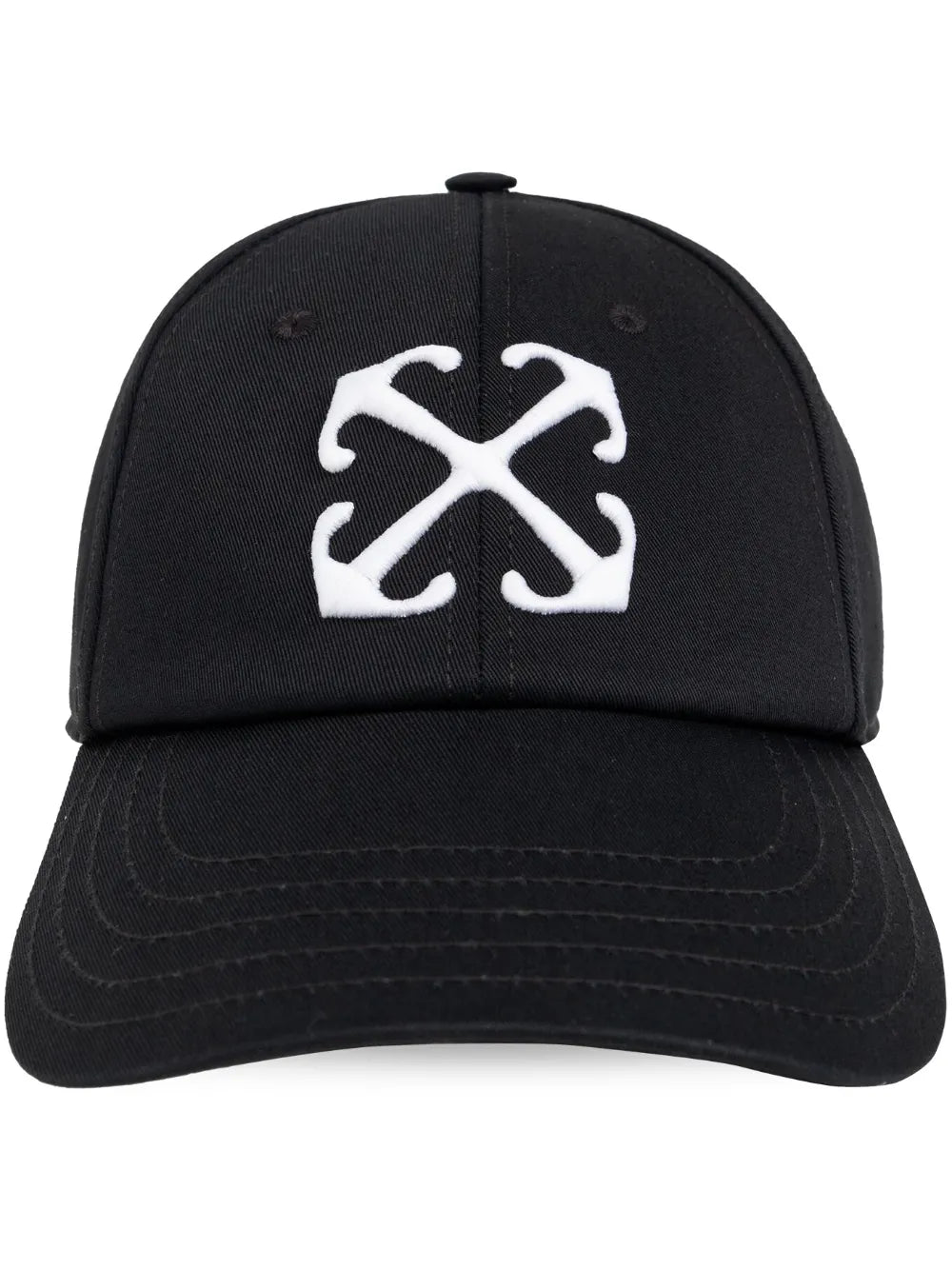 Off-White Arrow Drill embroidered baseball cap