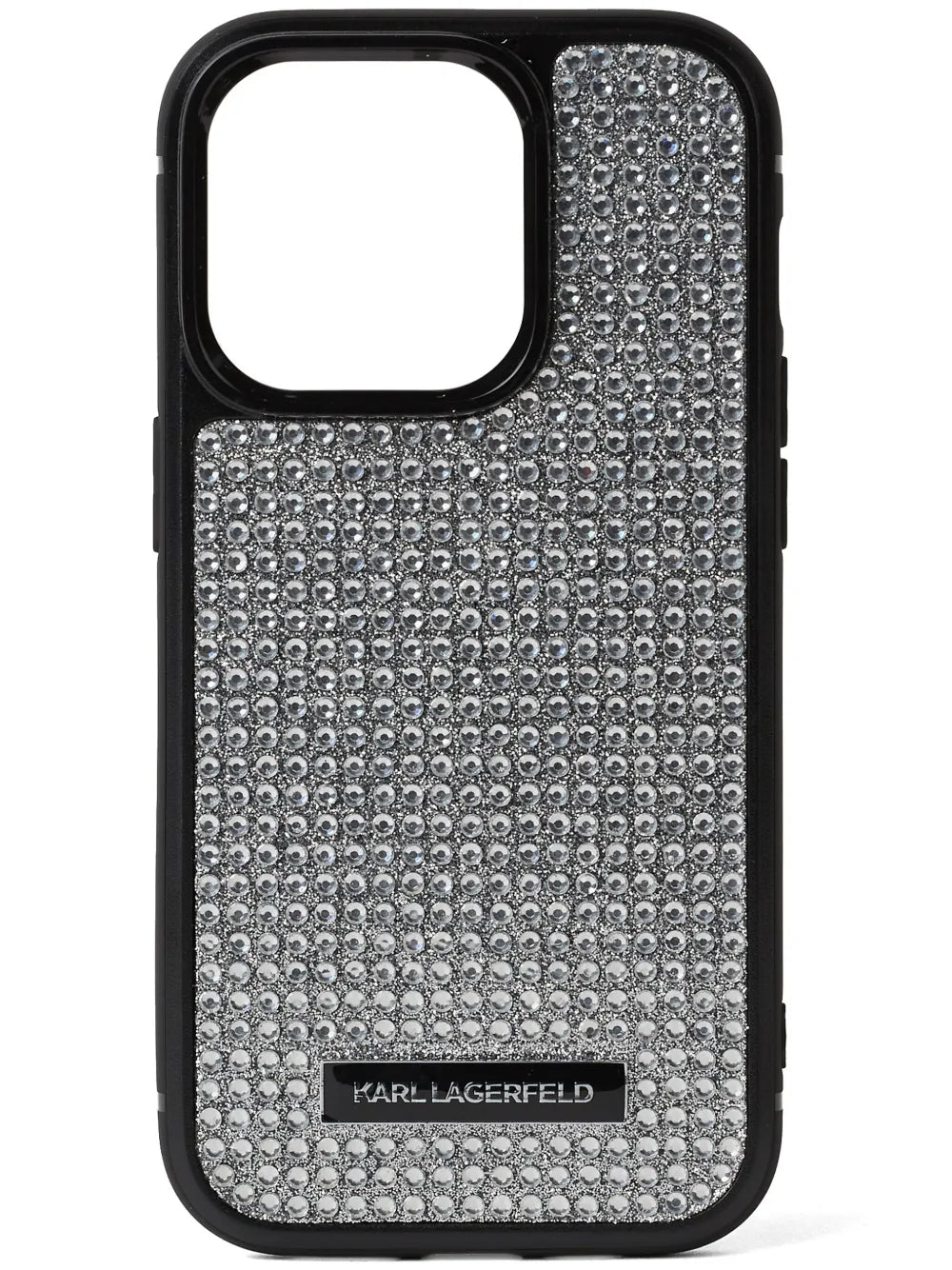 Karl Lagerfeld rhinestone embellished iPhone 16 Pro Max case