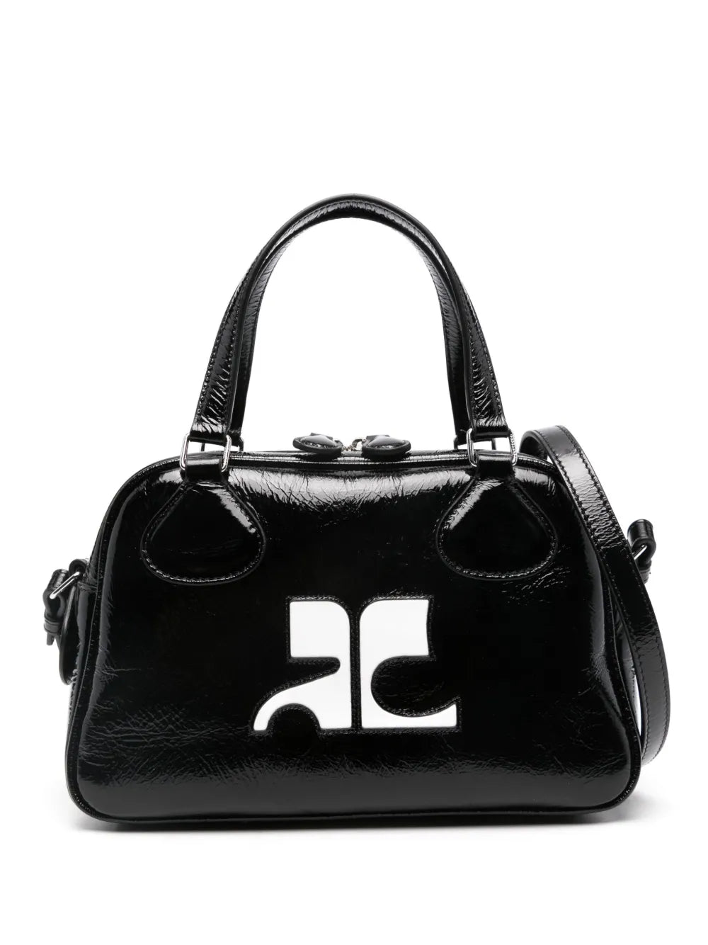 Courrèges Reedition Bowling leather bag