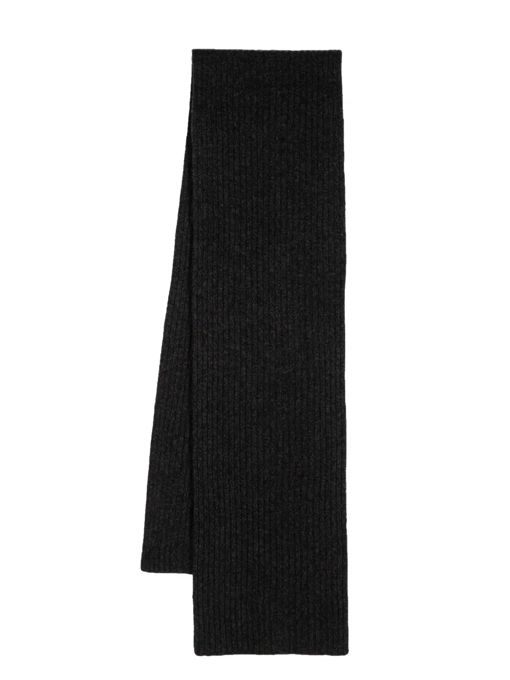N.Peal Short Ribbed scarf