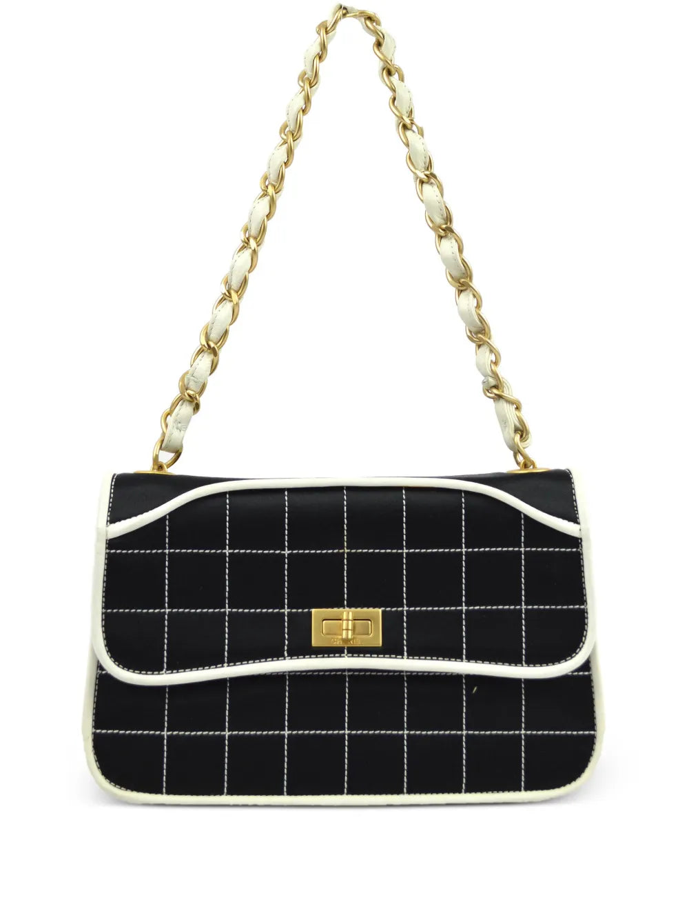 CHANEL 2000 2.55 Choco Bar shoulder bag