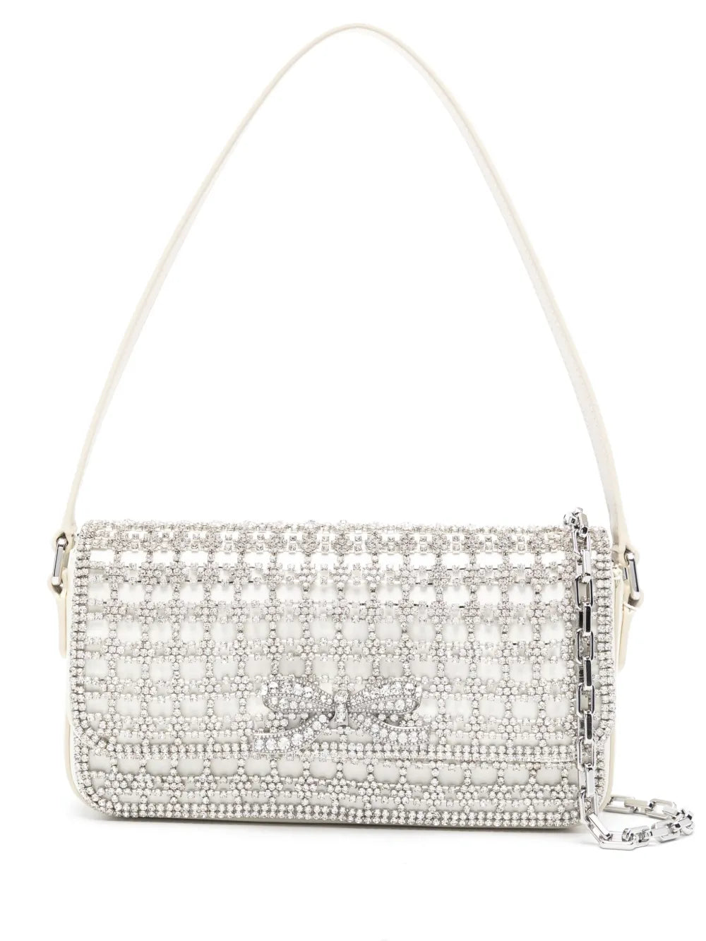 Self-Portrait crystal embellished shoulder bag