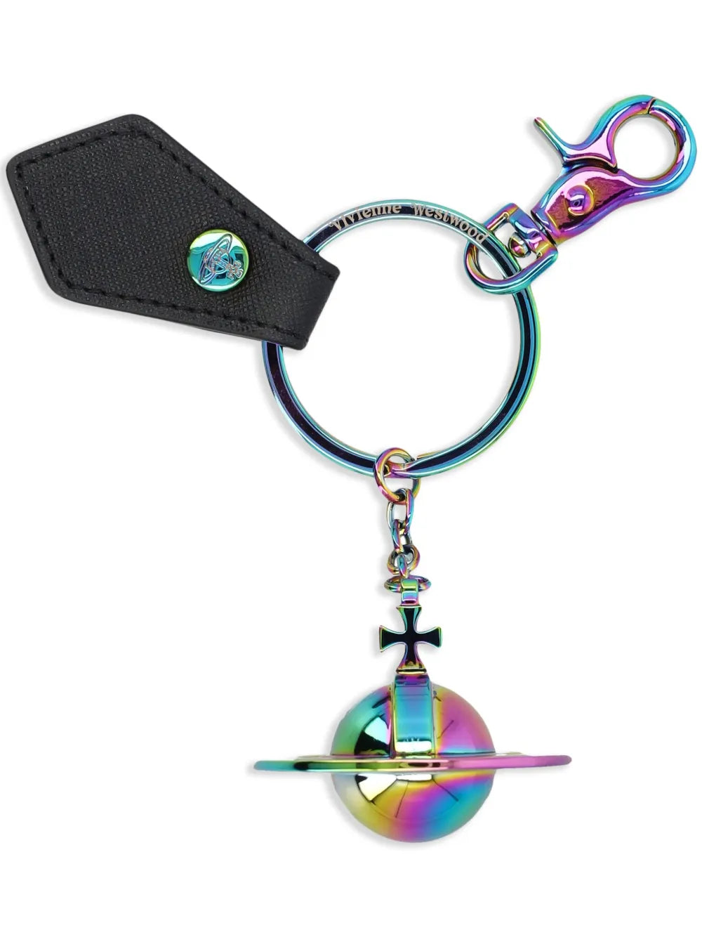 Vivienne Westwood 3D Orb iridescent keyring