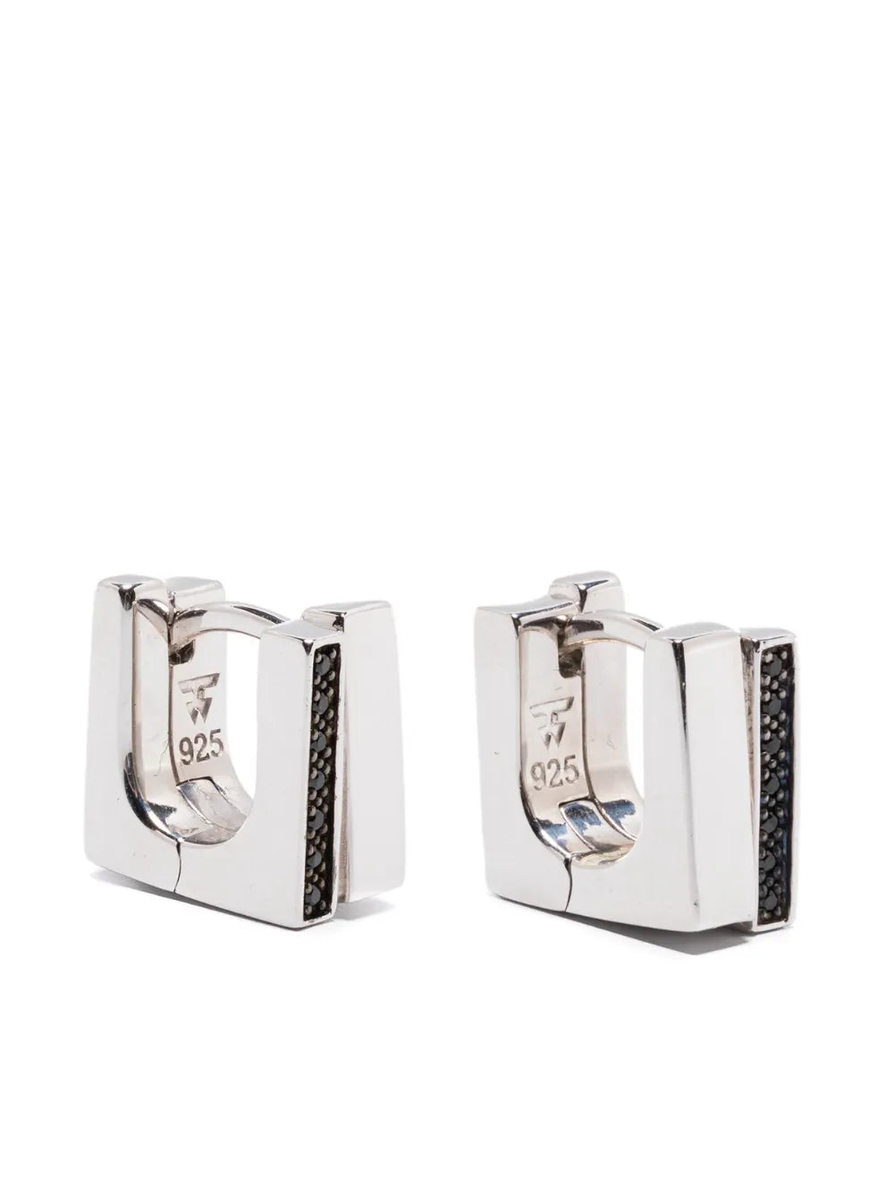 Tom Wood Step Huggies earrings