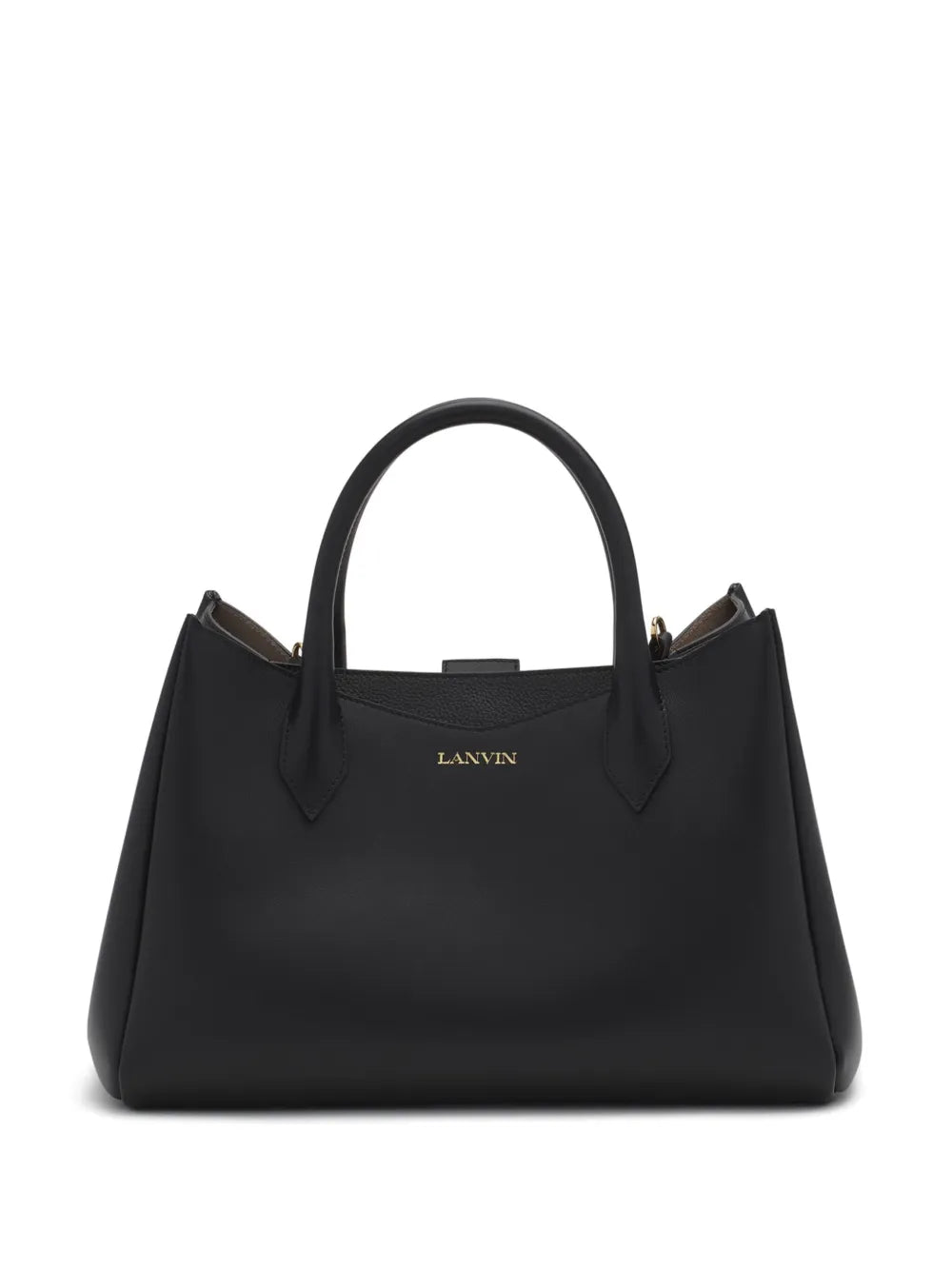Lanvin logo stamp tote bag