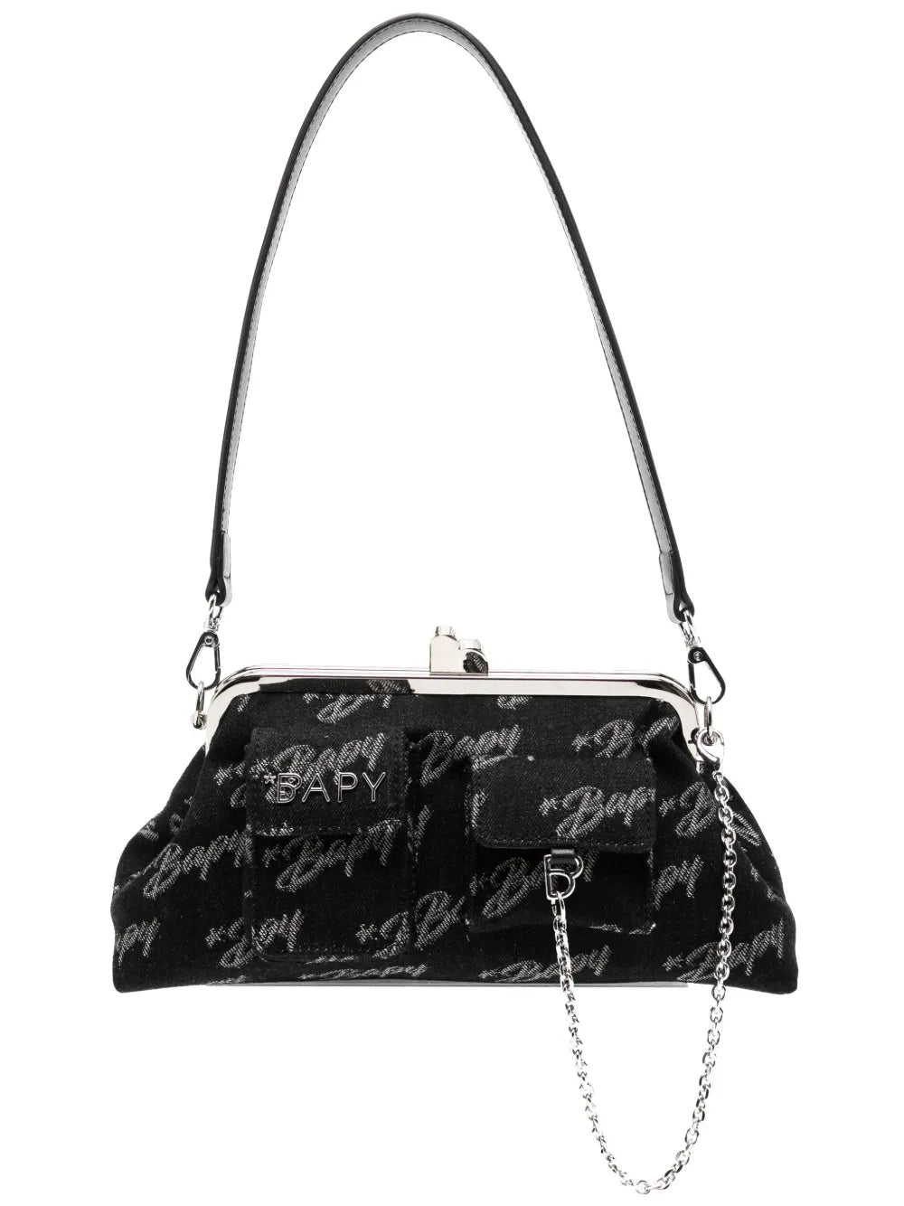 BAPY BY *A BATHING APE® monogram denim shoulder bag