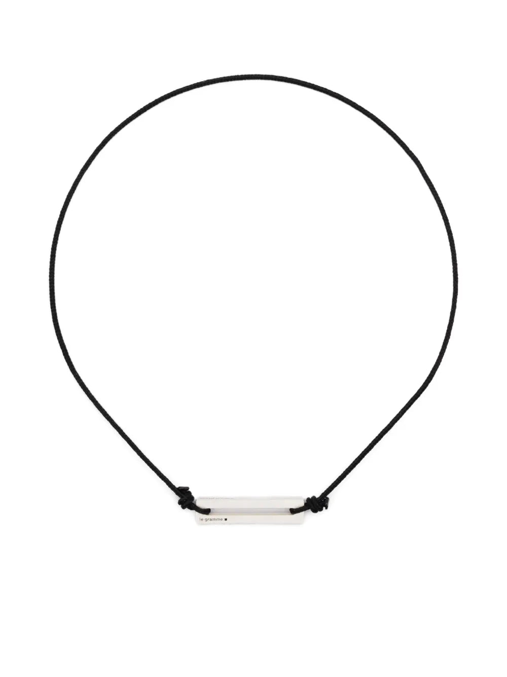 Le Gramme lacquered cord bracelet
