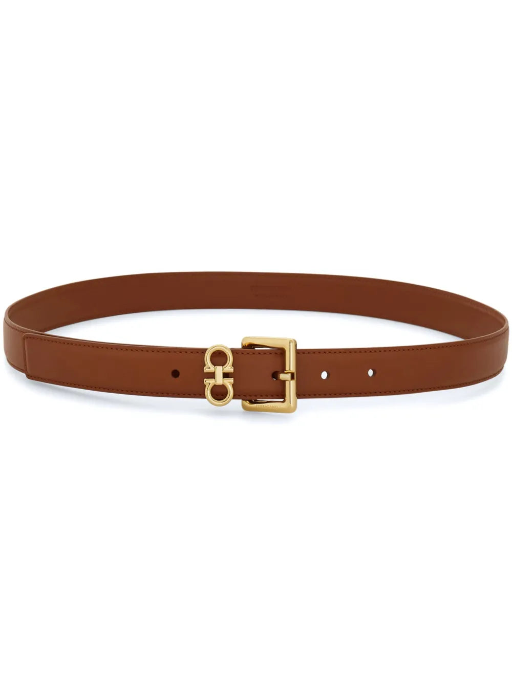 Ferragamo Gancini plaque belt