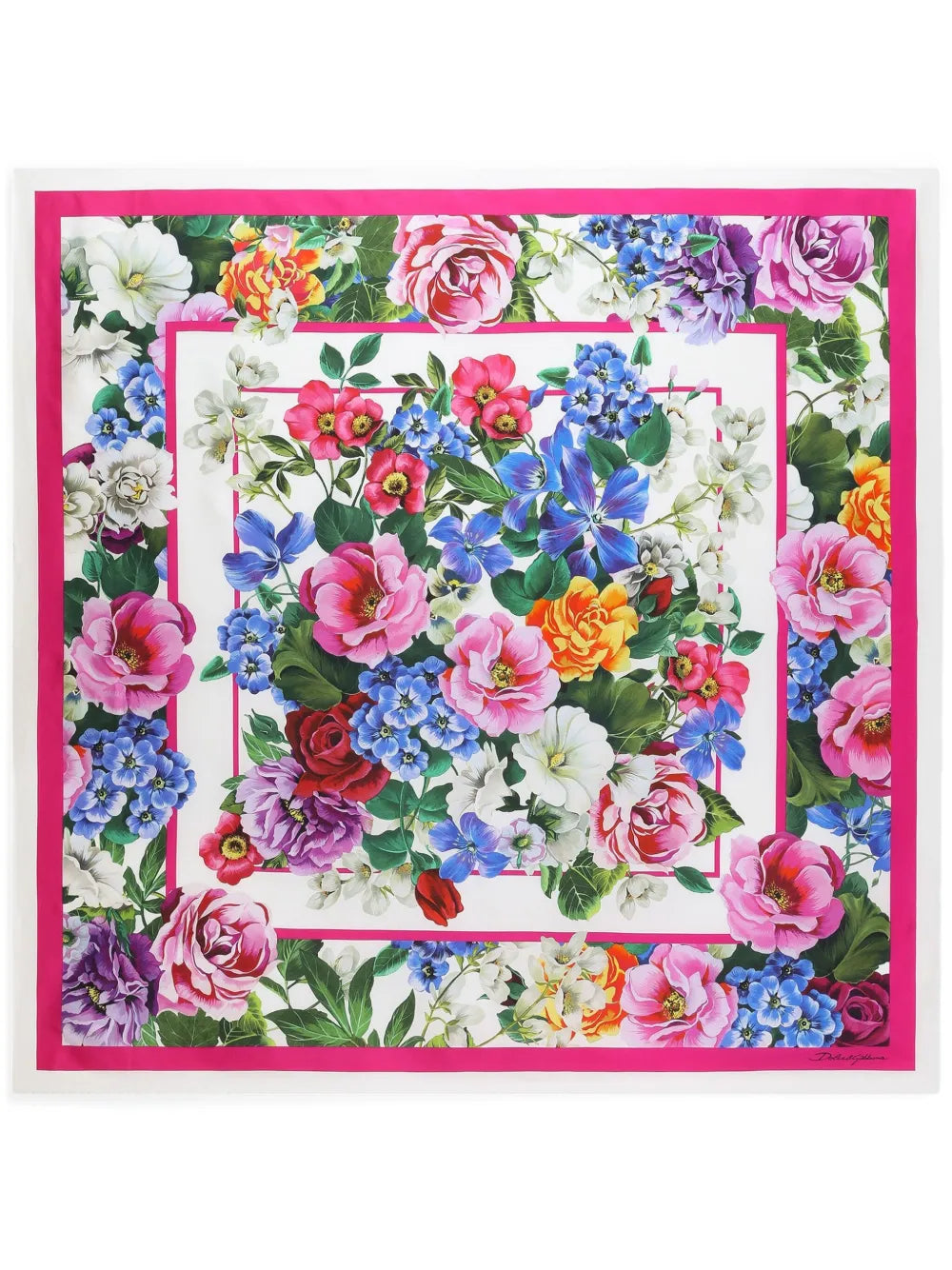 Dolce & Gabbana floral print scarf