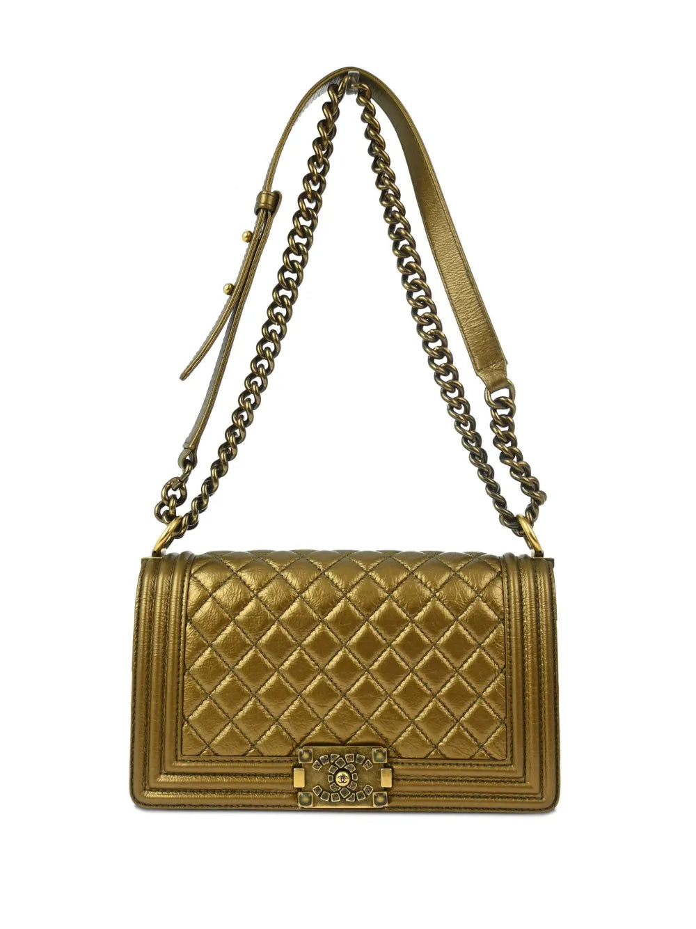CHANEL 2021 Boy Chanel Medium shoulder bag
