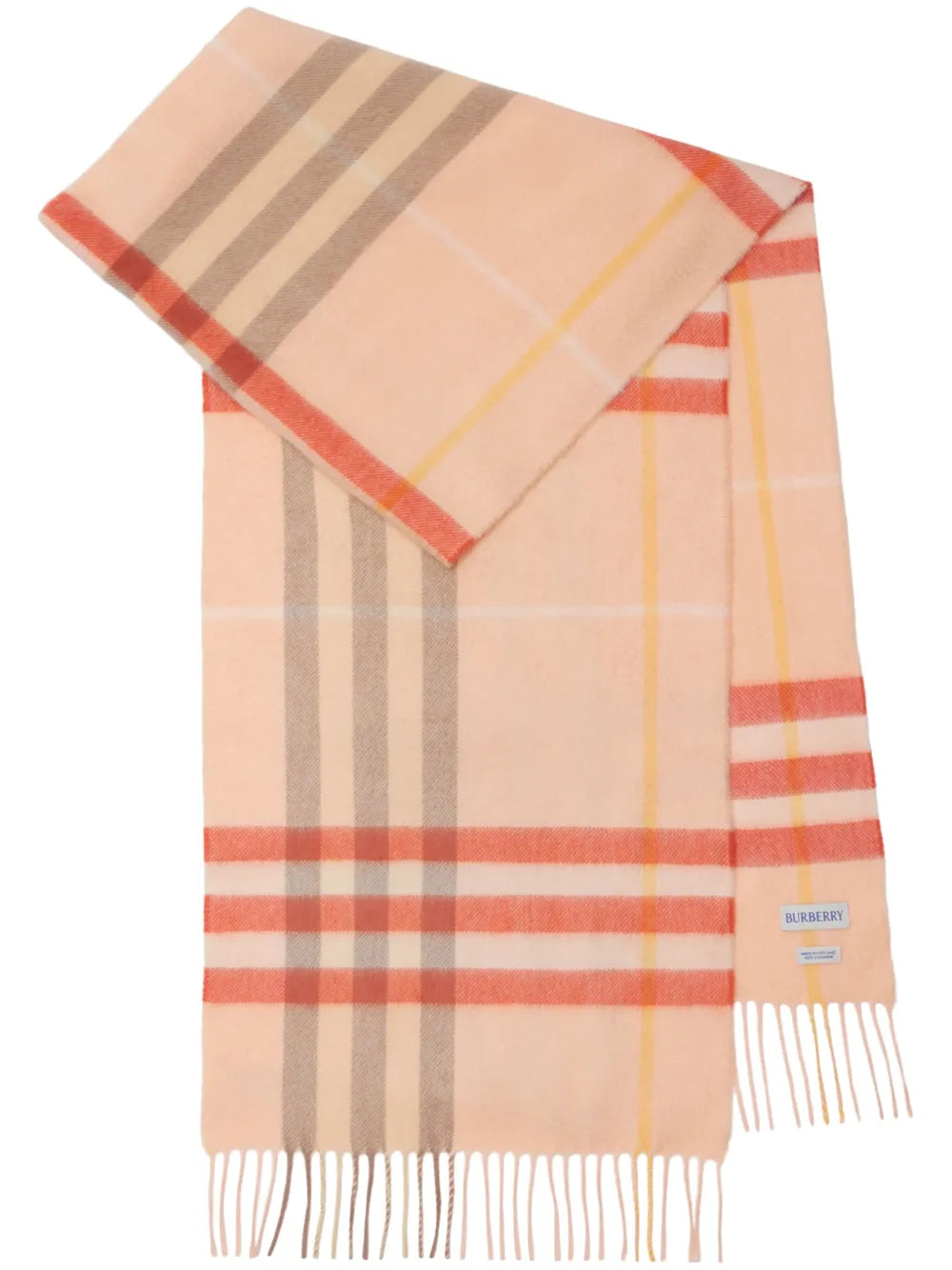 Burberry Check cashmere scarf