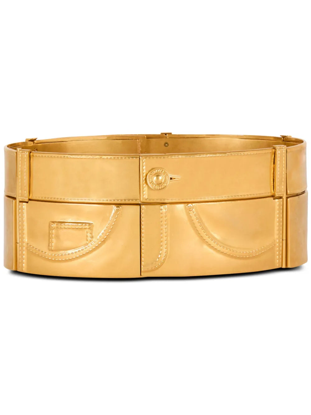 Balmain jeans effect belt