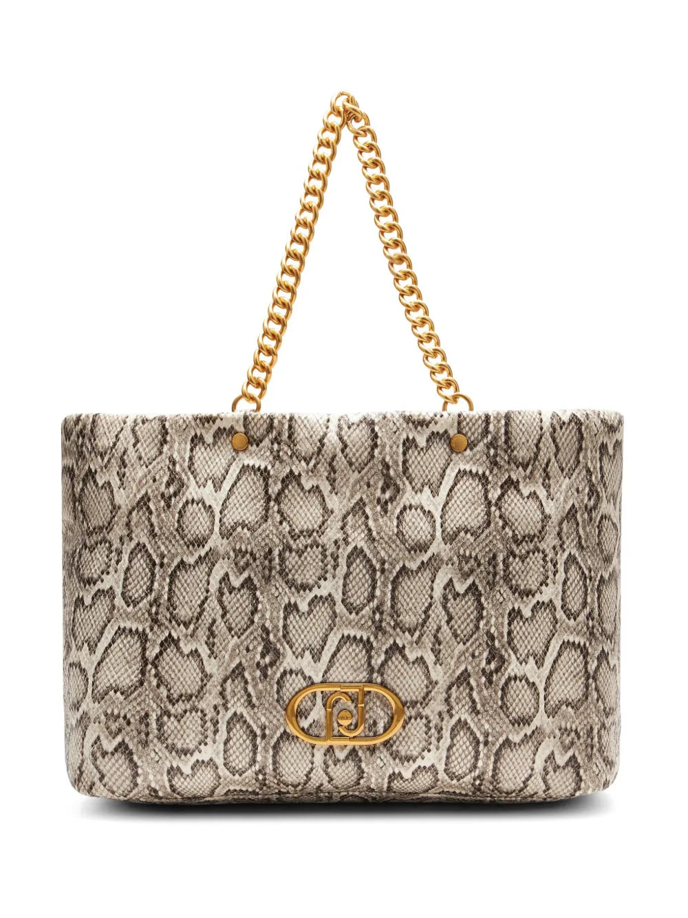 LIU JO snakeskin effect tote bag