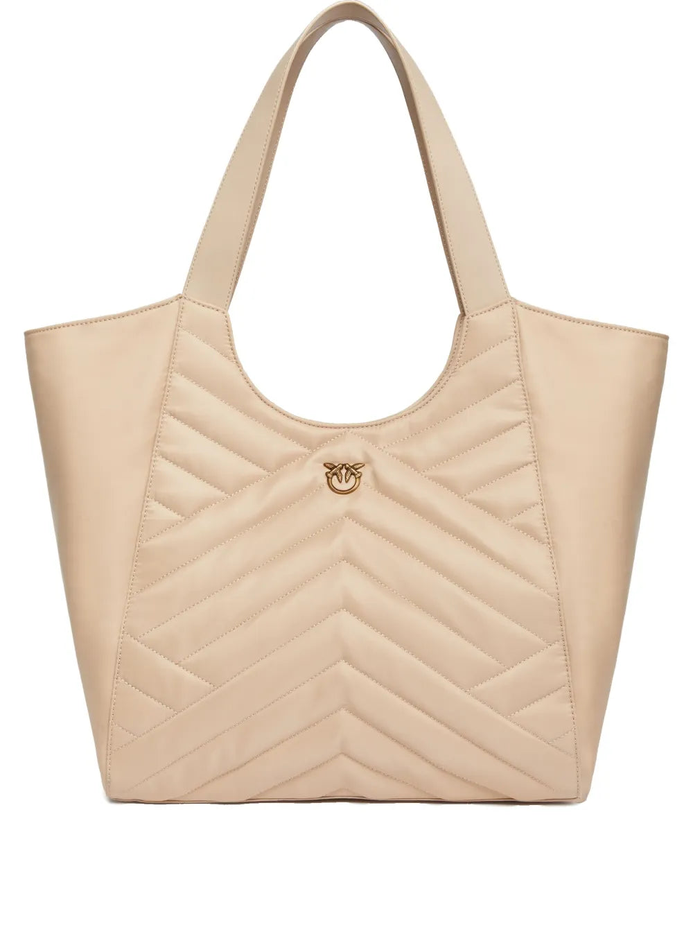 PINKO puzzle quilted tote bag