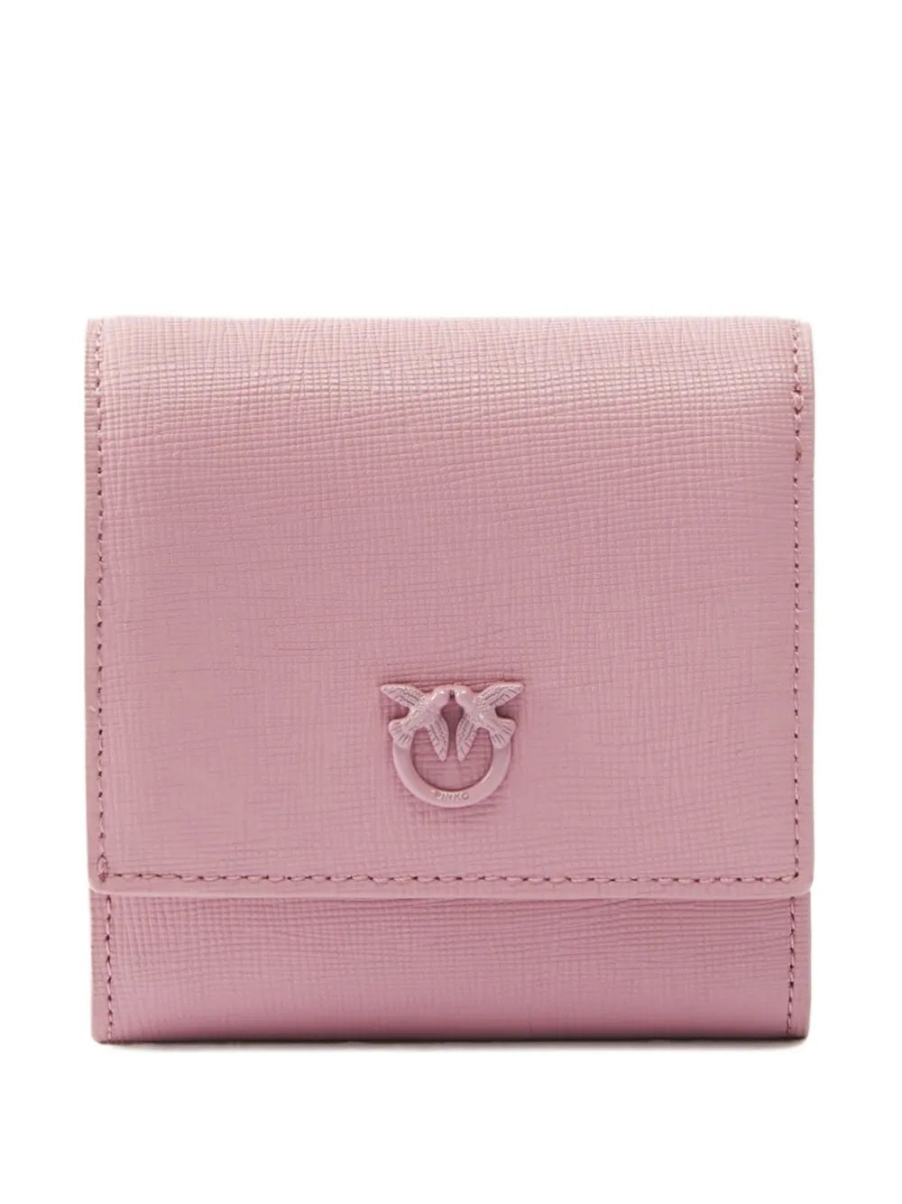 PINKO logo embossed compact wallet