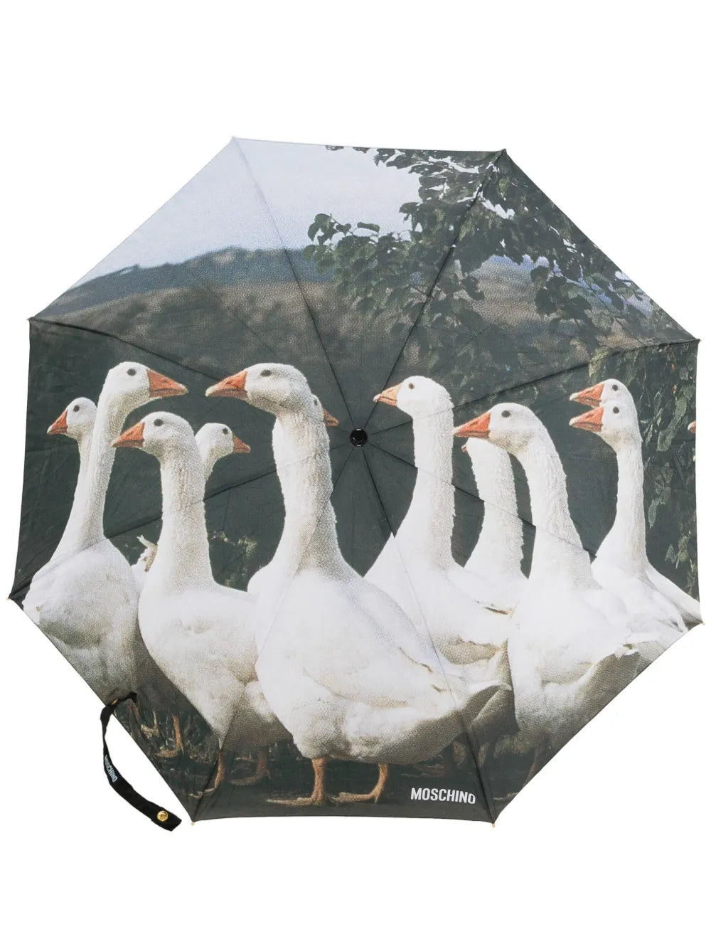 Moschino graphic print umbrella