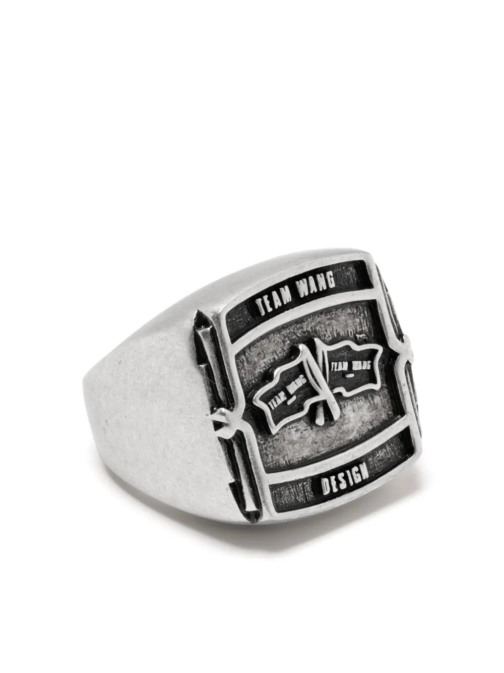 TEAM WANG design Choices Crossed flag ring