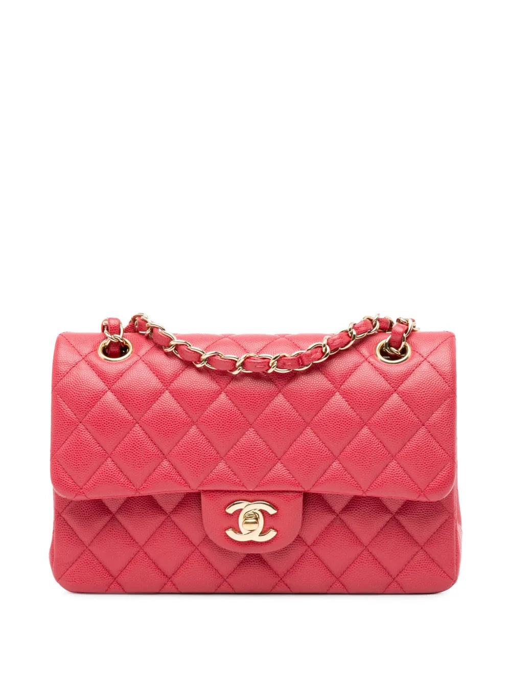 CHANEL 2020 Small Classic Caviar Double Flap shoulder bag