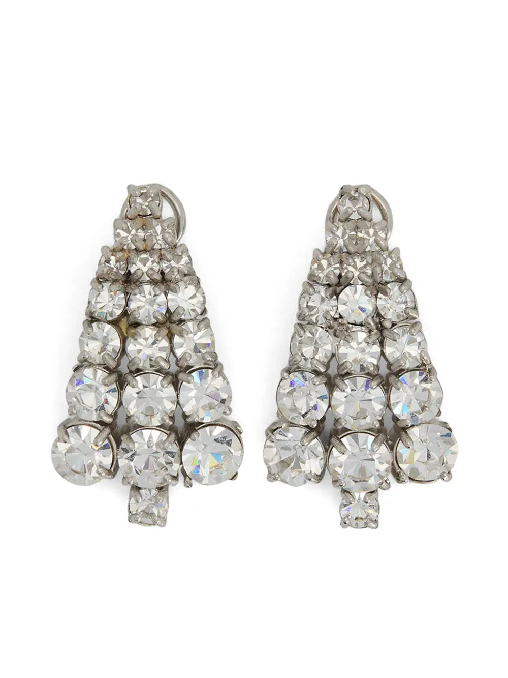 Jil Sander crystal embellished earrings