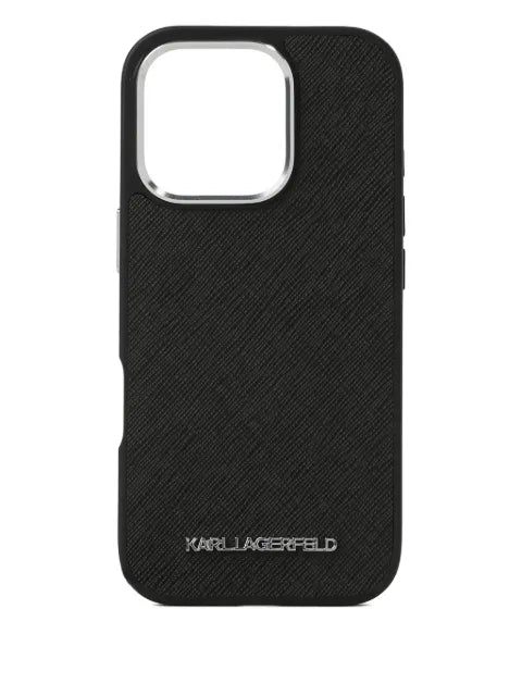 Karl Lagerfeld crystal-embellished iPhone 16 Pro case