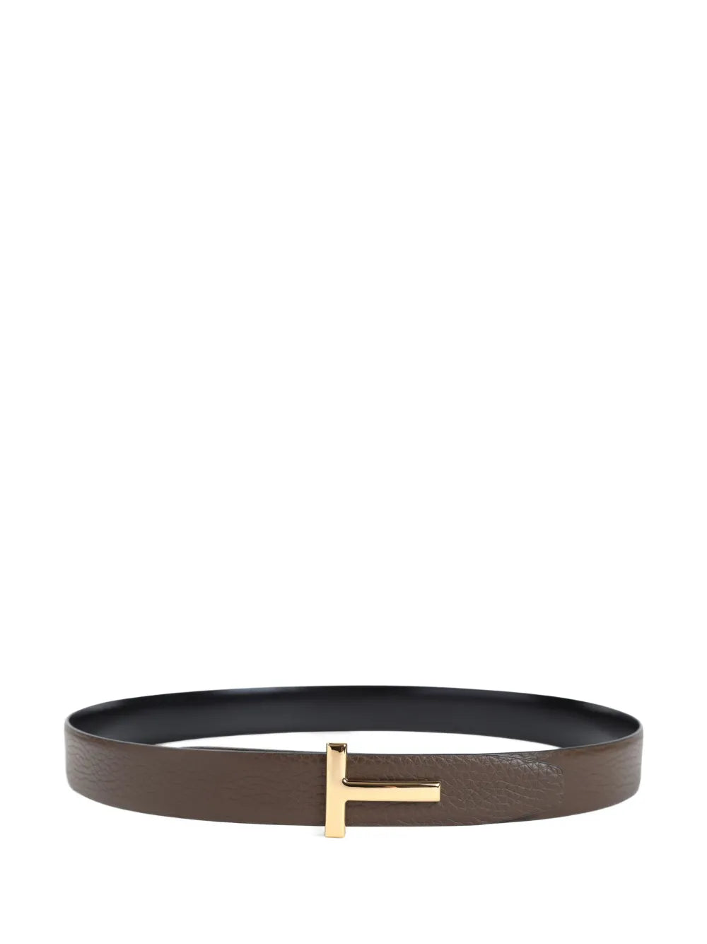 TOM FORD reversible logo plaque belt