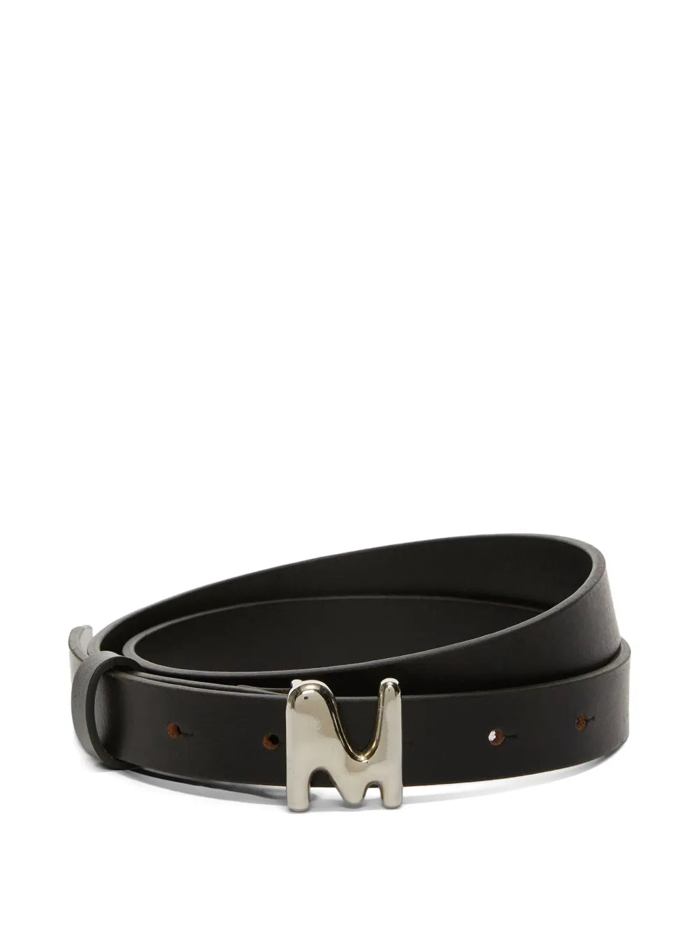 MSGM logo buckle leather belt