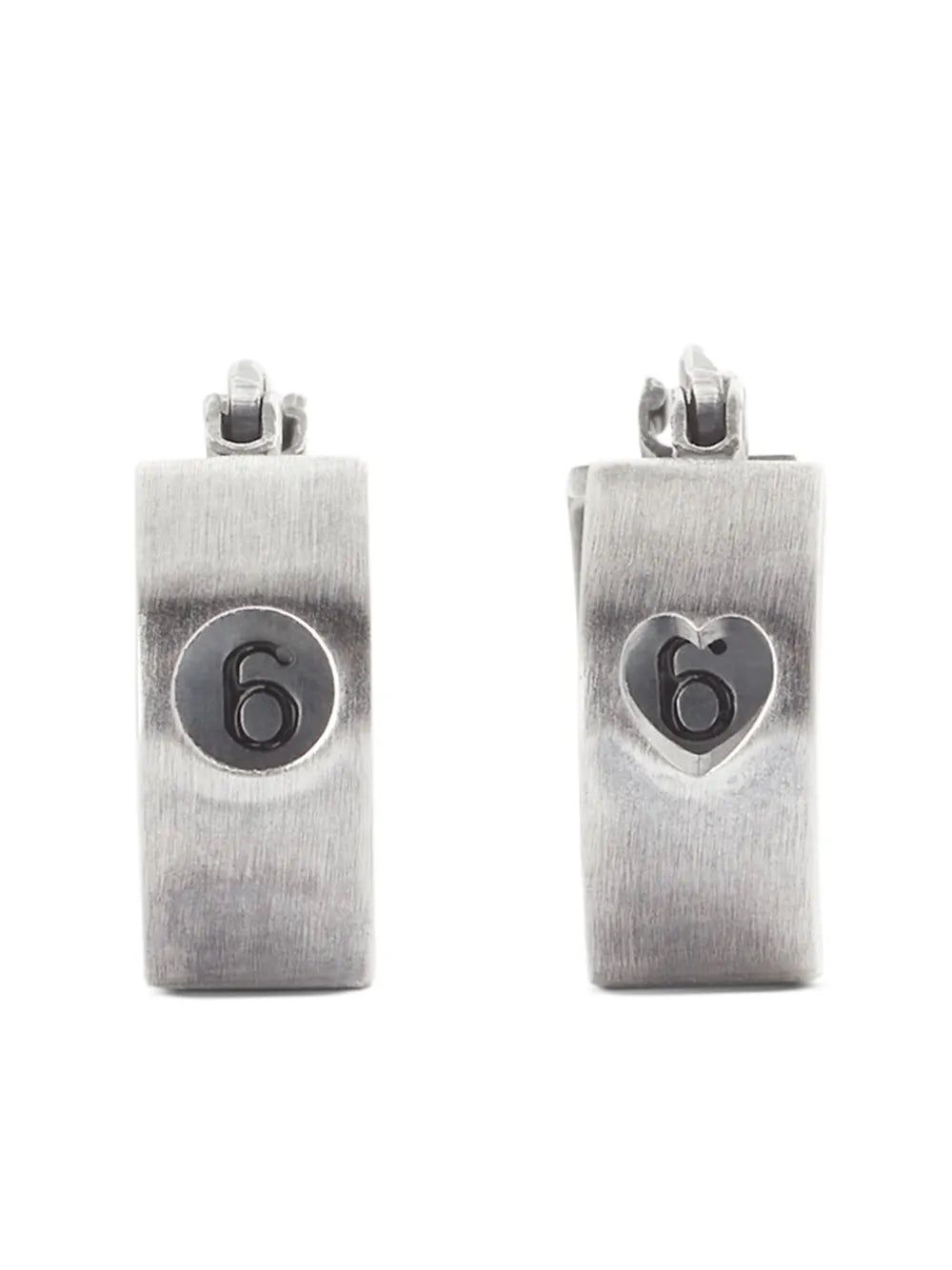 MM6 Maison Margiela Numeric hoop earrings