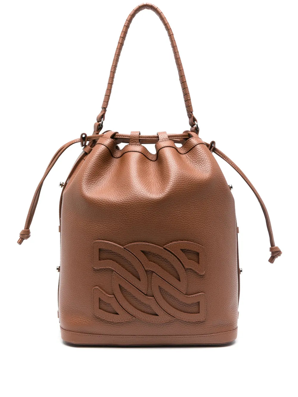 Casadei leather bucket bag