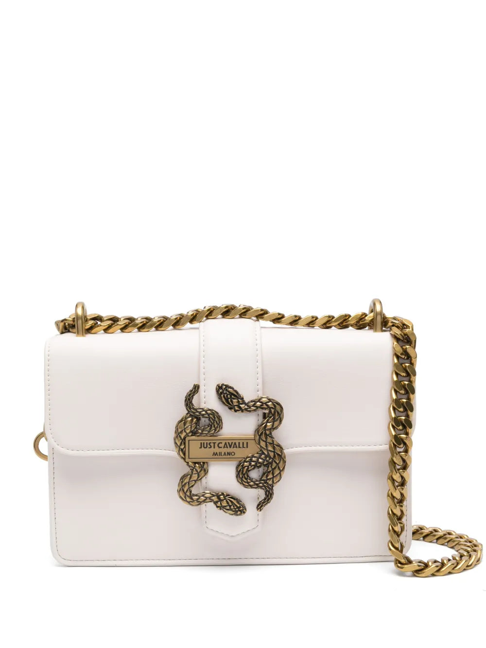 Just Cavalli Iconic Snakes shoulder bag