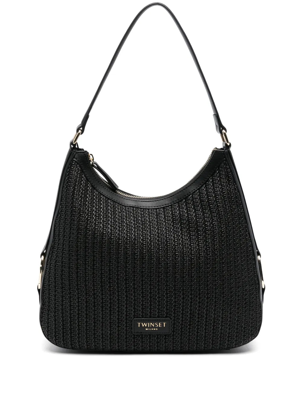 TWINSET logo patch shoulder bag