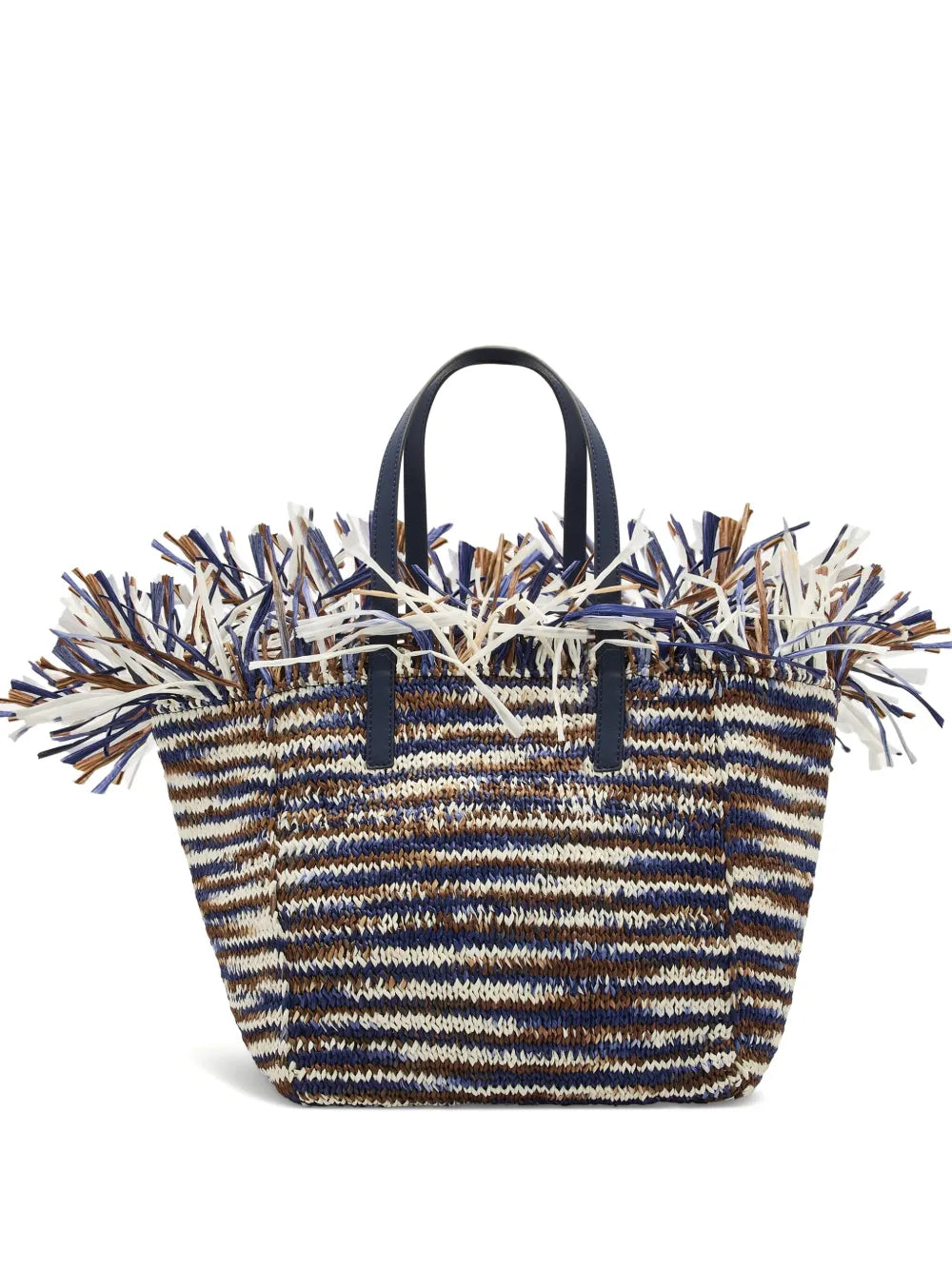 Oscar de la Renta striped tote bag