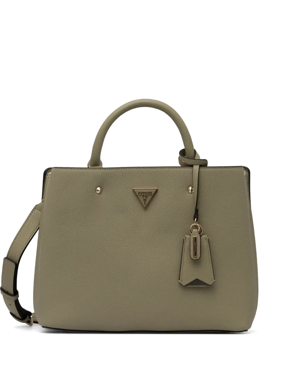 GUESS USA logo plaque tote bag