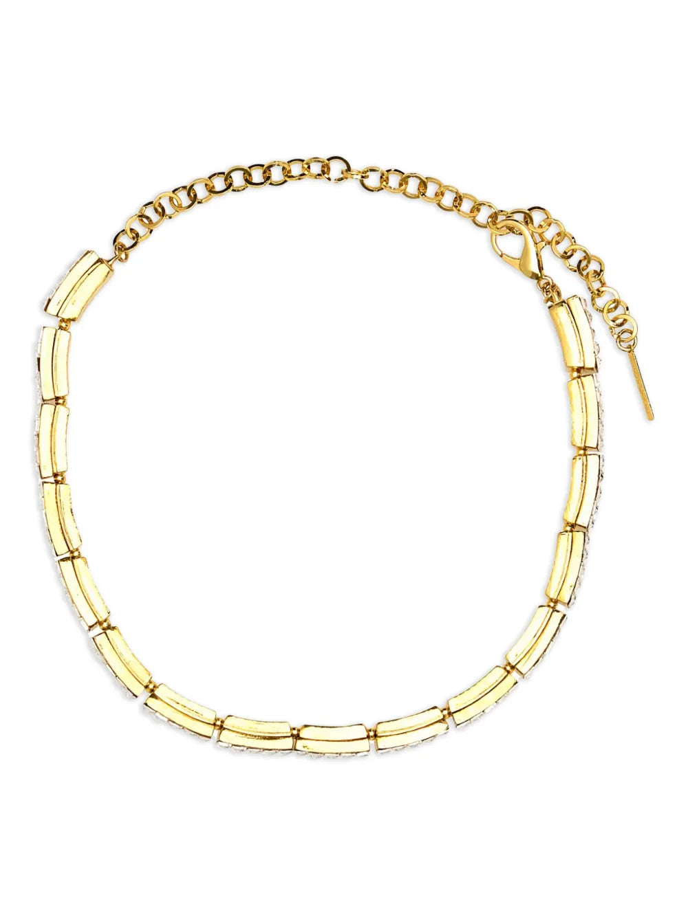 Alessandra Rich crystal embellished necklace