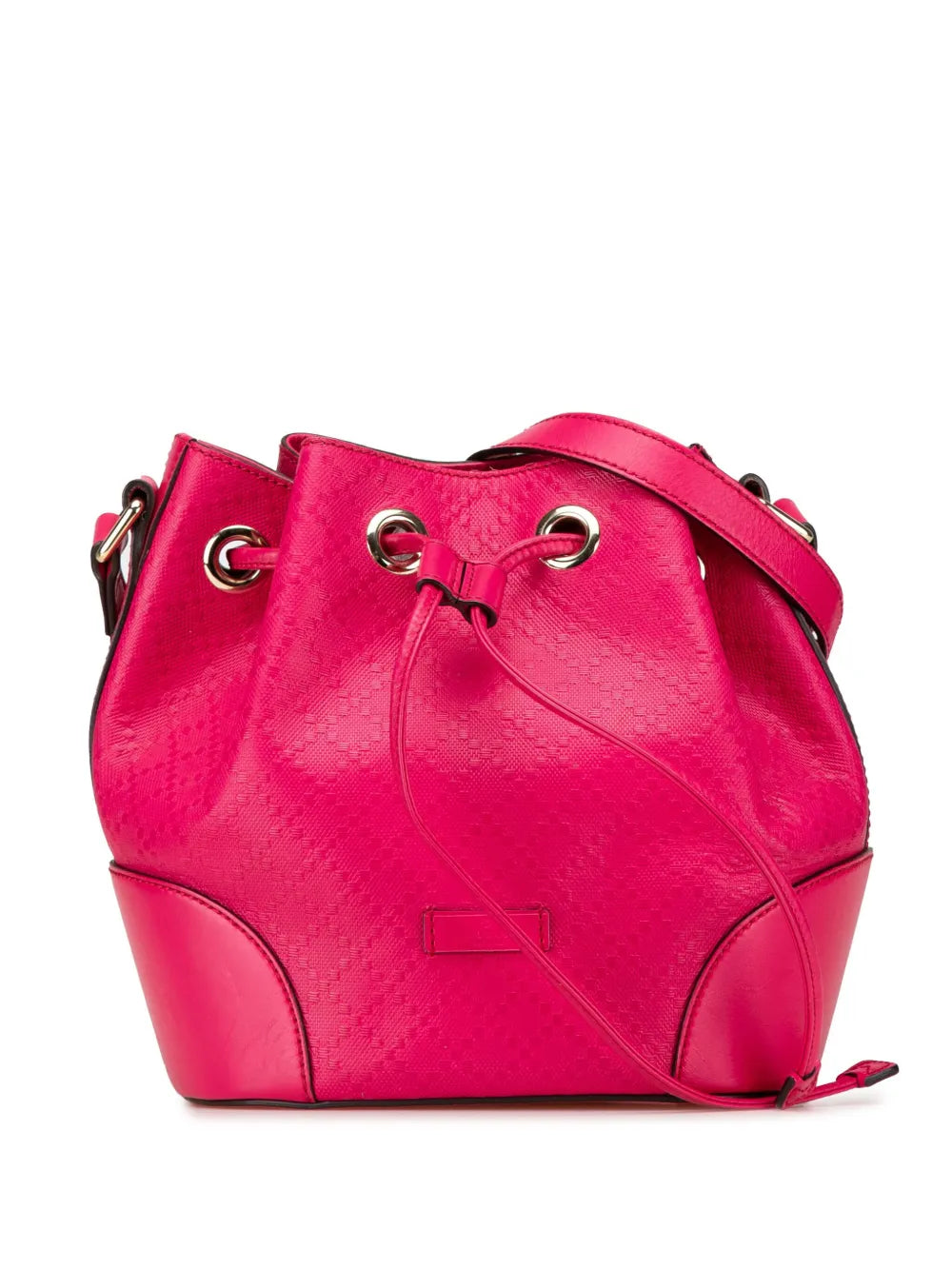 Gucci 2000 2015 Diamante Leather Bright bucket bag