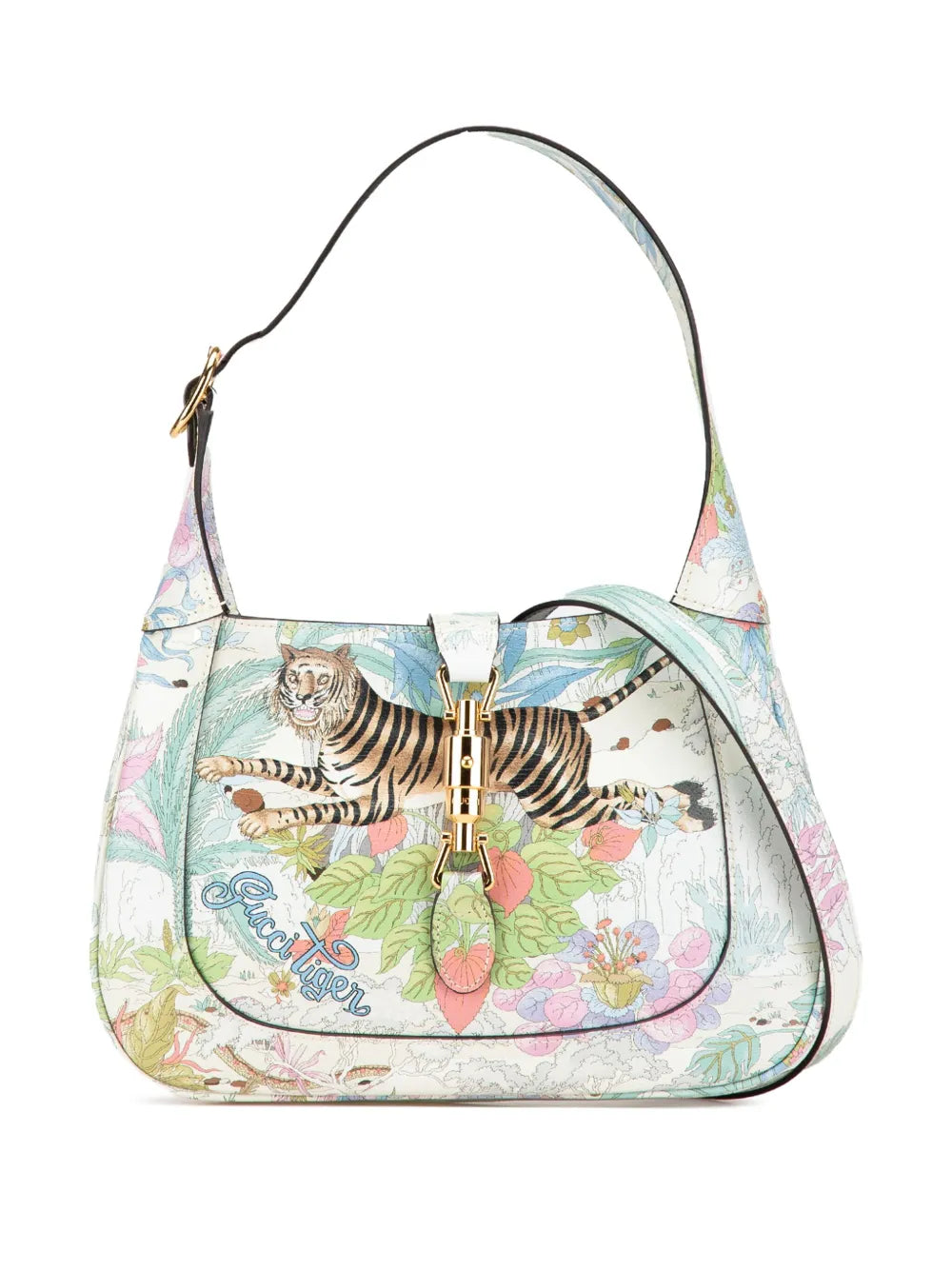 Gucci 2016 2025 Small Leather Tiger Jackie 1961 crossbody bag