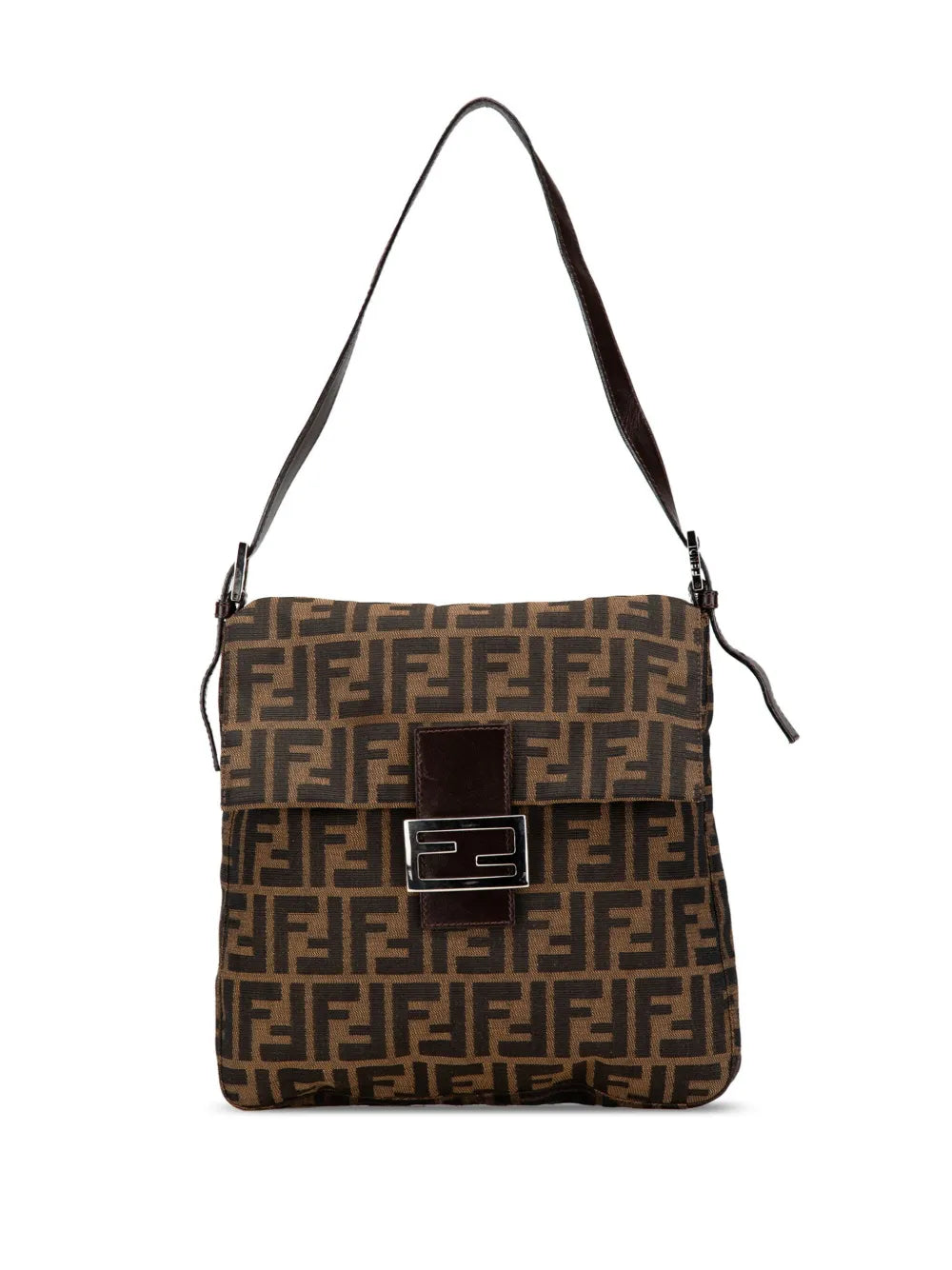 Fendi 2000 2010 Zucca Canvas shoulder bag